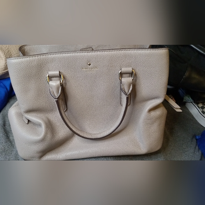 Kate Spade New York Gray/Taupe Crossbody Handbag